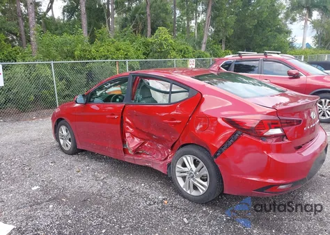 2019 Hyundai Elantra Sel from USA, damaged, VIN KMHD84LF1KU743243
